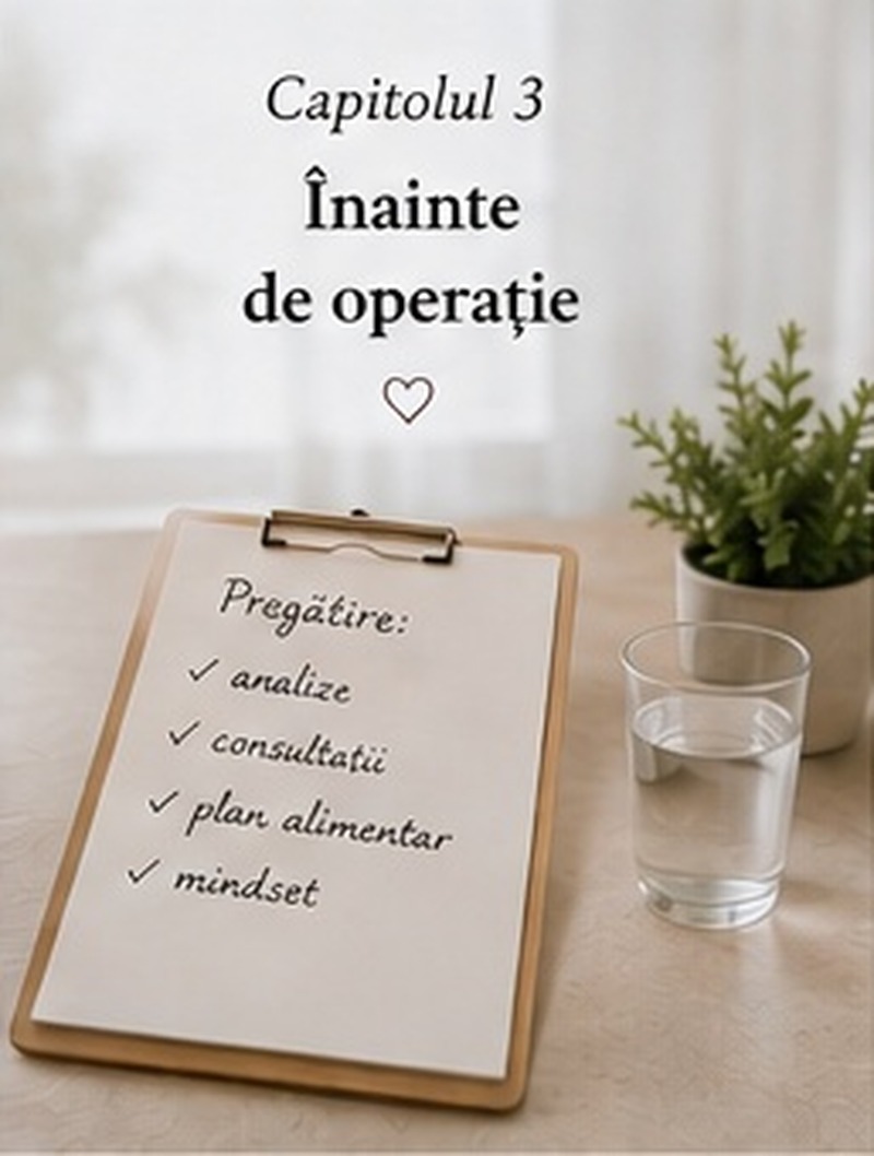 Capitolul 3 – Înainte de operație